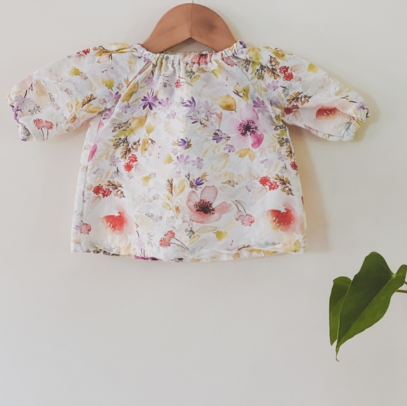 Other - Handmade Linen Baby Top